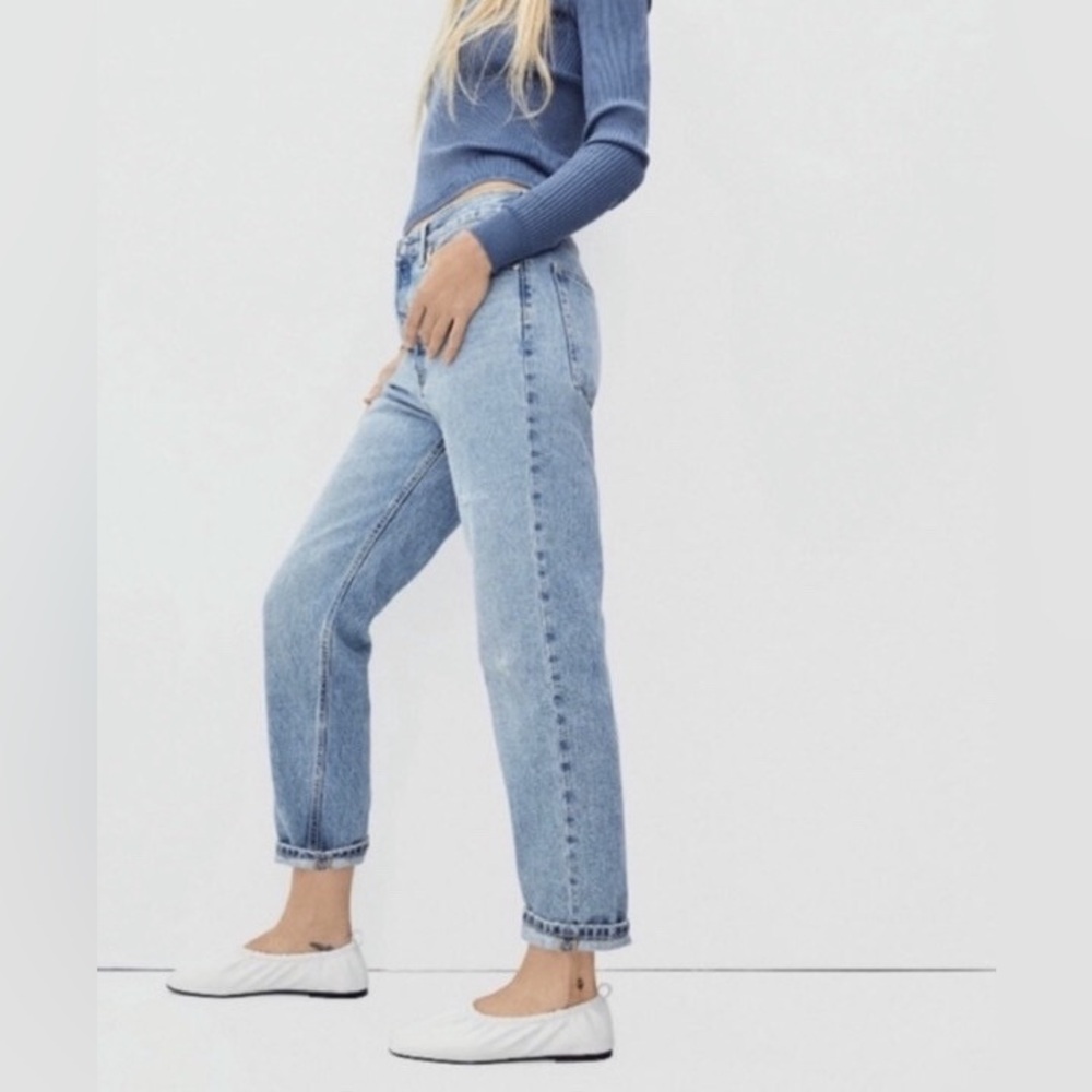 Everlane The Relaxed Straight Fit Jeans Distressed NWOT!